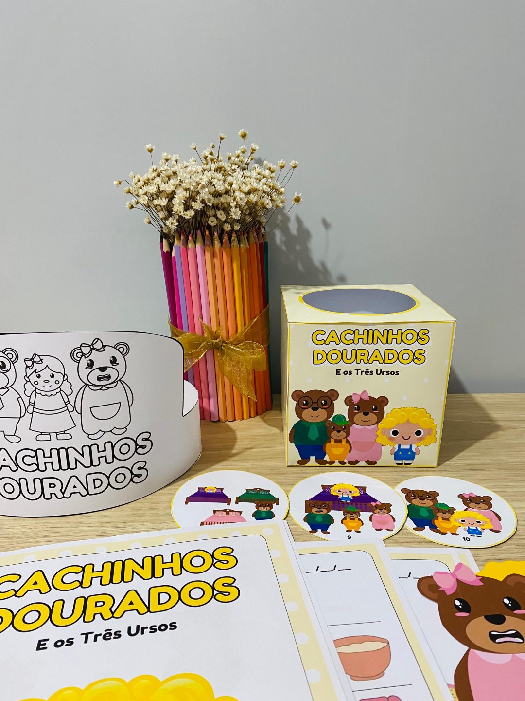 Cachinhos Dourados e os Três Ursos – Conto Clássico com Atividades para Educação Infantil - Imagem 3