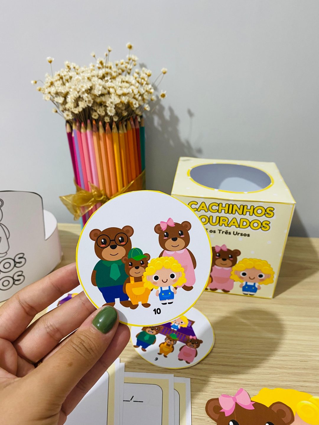 Cachinhos Dourados e os Três Ursos – Conto Clássico com Atividades para Educação Infantil - Imagem 6