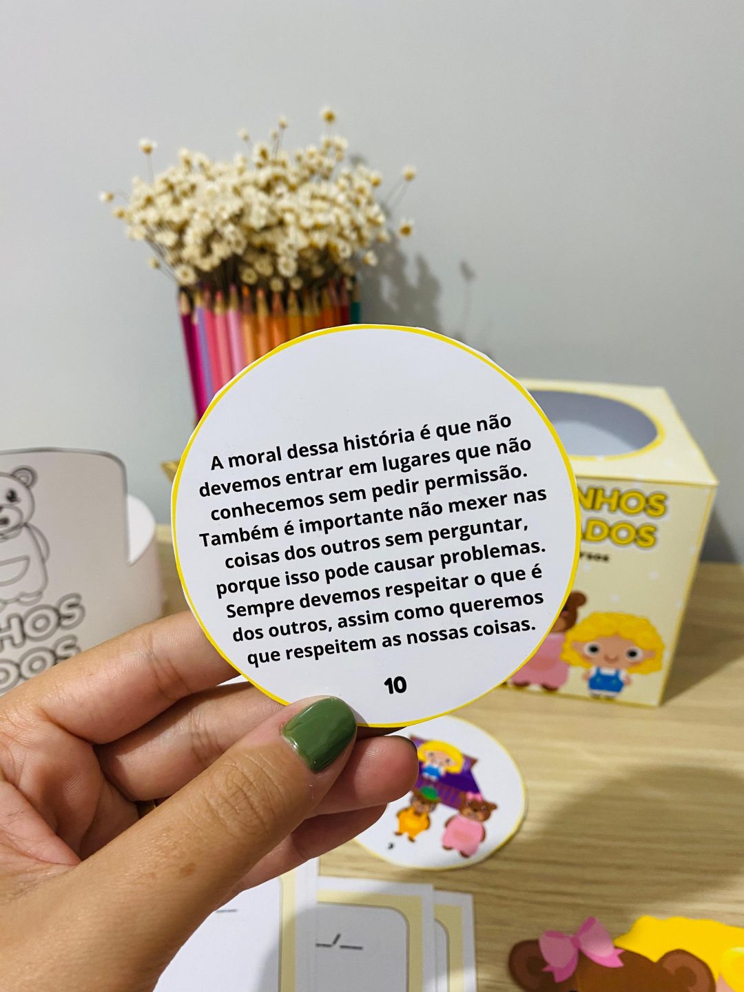 Cachinhos Dourados e os Três Ursos – Conto Clássico com Atividades para Educação Infantil - Imagem 7