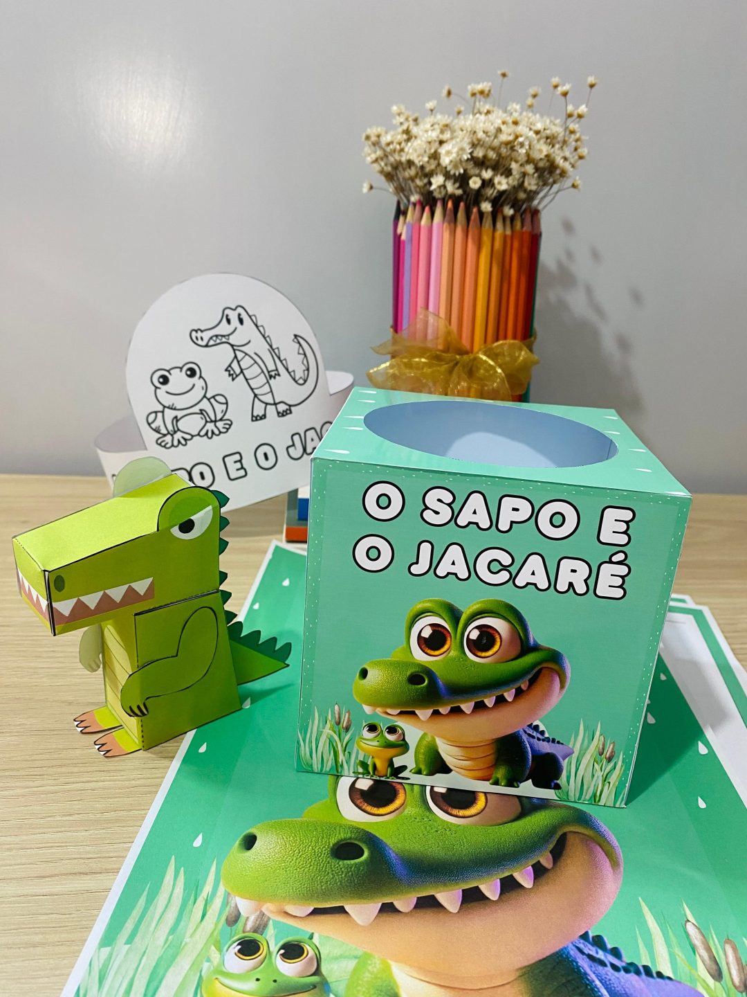 História O Sapo e o Jacaré – Contação e Atividades para Educação Infantil - Imagem 6