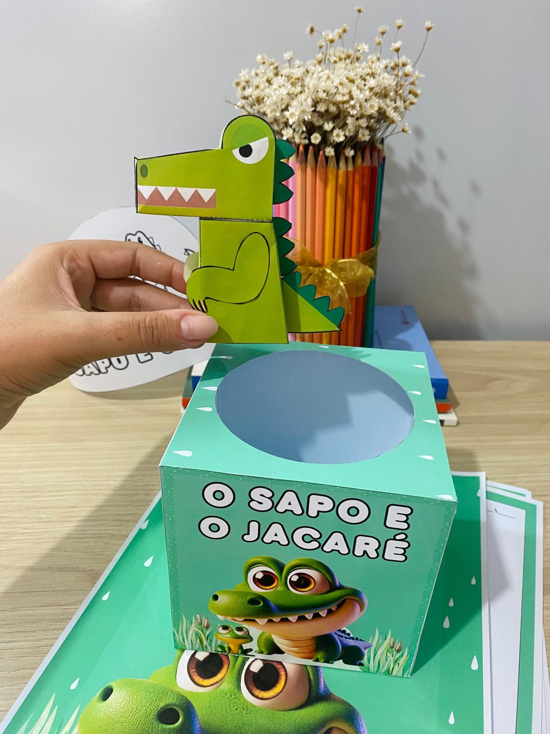 História O Sapo e o Jacaré – Contação e Atividades para Educação Infantil - Imagem 5