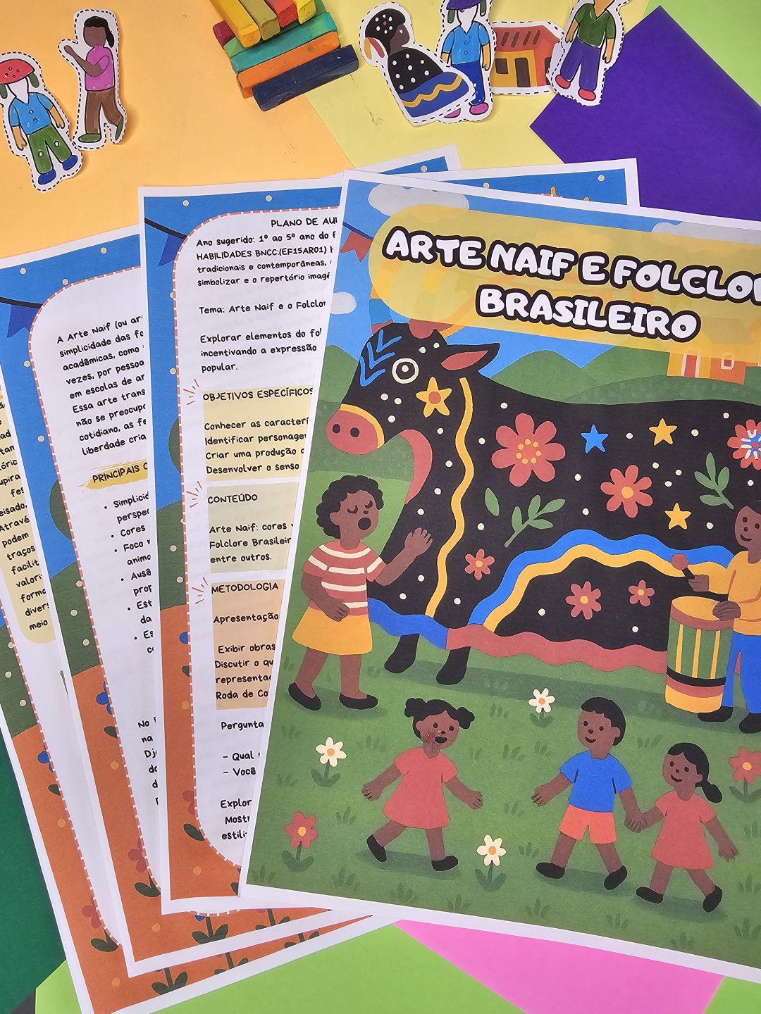 Arte Naif e Folclore Brasileiro – Plano de Aula + Atividades Criativas - Imagem 5