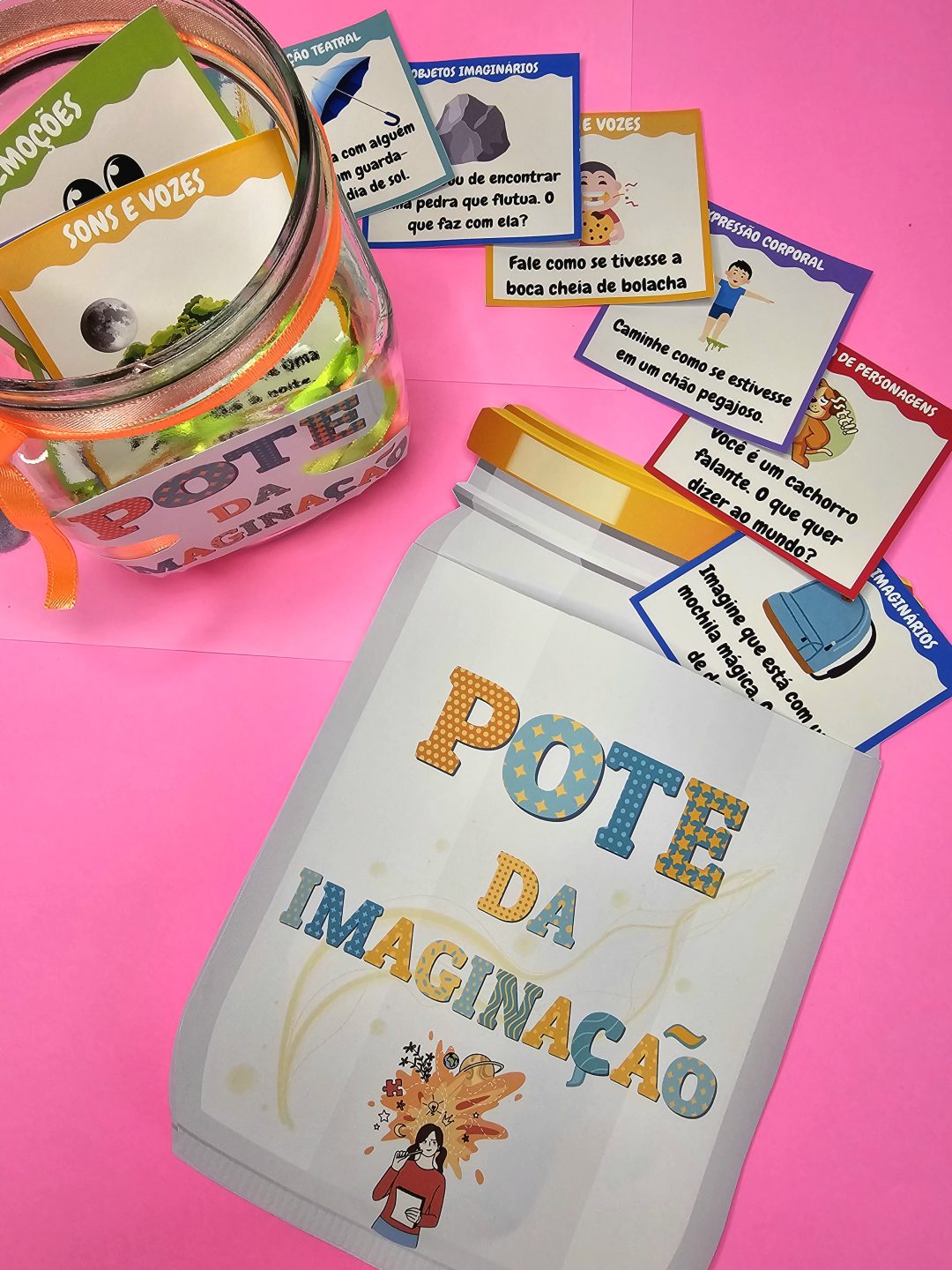 Pote da Imaginação – Atividade Criativa com Comandos para Teatro e Expressão - Imagem 3