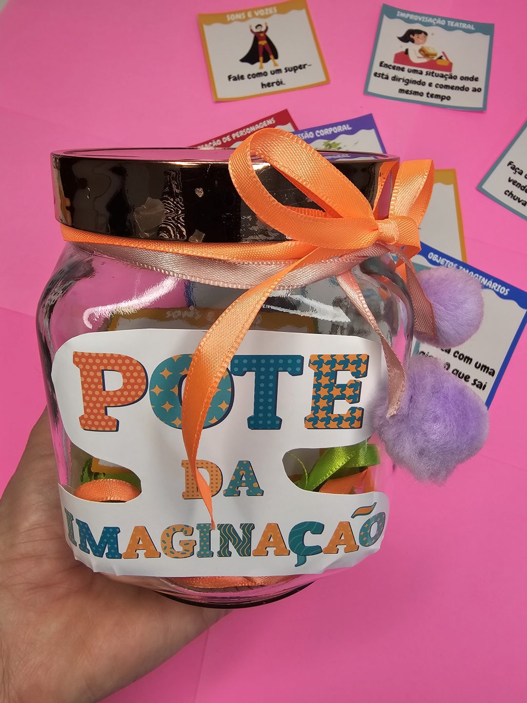 Pote da Imaginação – Atividade Criativa com Comandos para Teatro e Expressão - Imagem 5