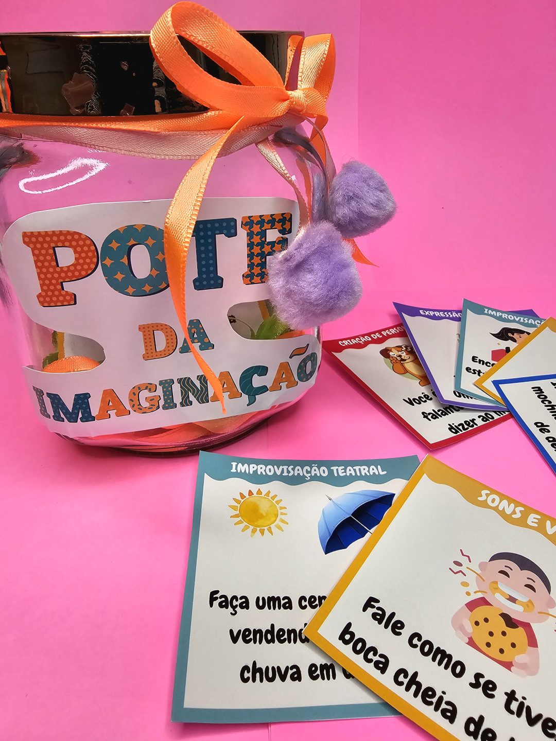 Pote da Imaginação – Atividade Criativa com Comandos para Teatro e Expressão - Imagem 6