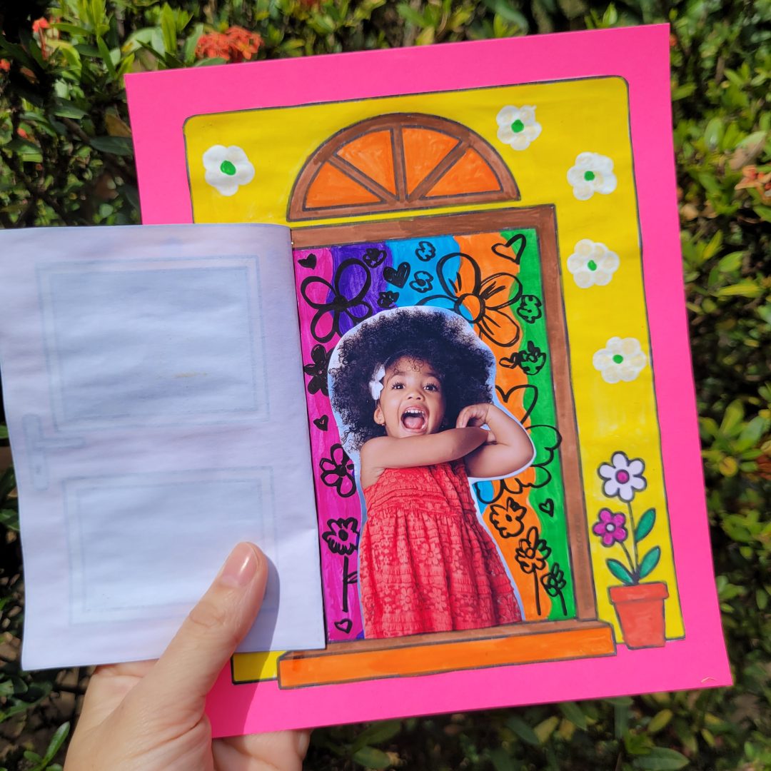 Atividade de primavera - Atividade criativa para crianças: PORTINHA!