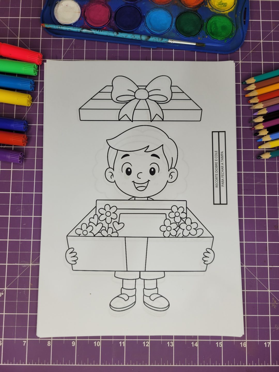 Atividade de primavera com foto para Educação Infantil - Cartões de primavera! - Imagem 3