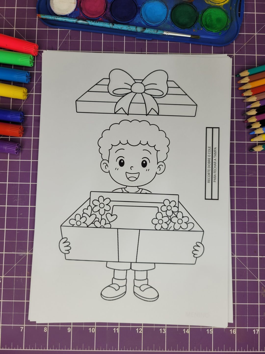 Atividade de primavera com foto para Educação Infantil - Cartões de primavera! - Imagem 5