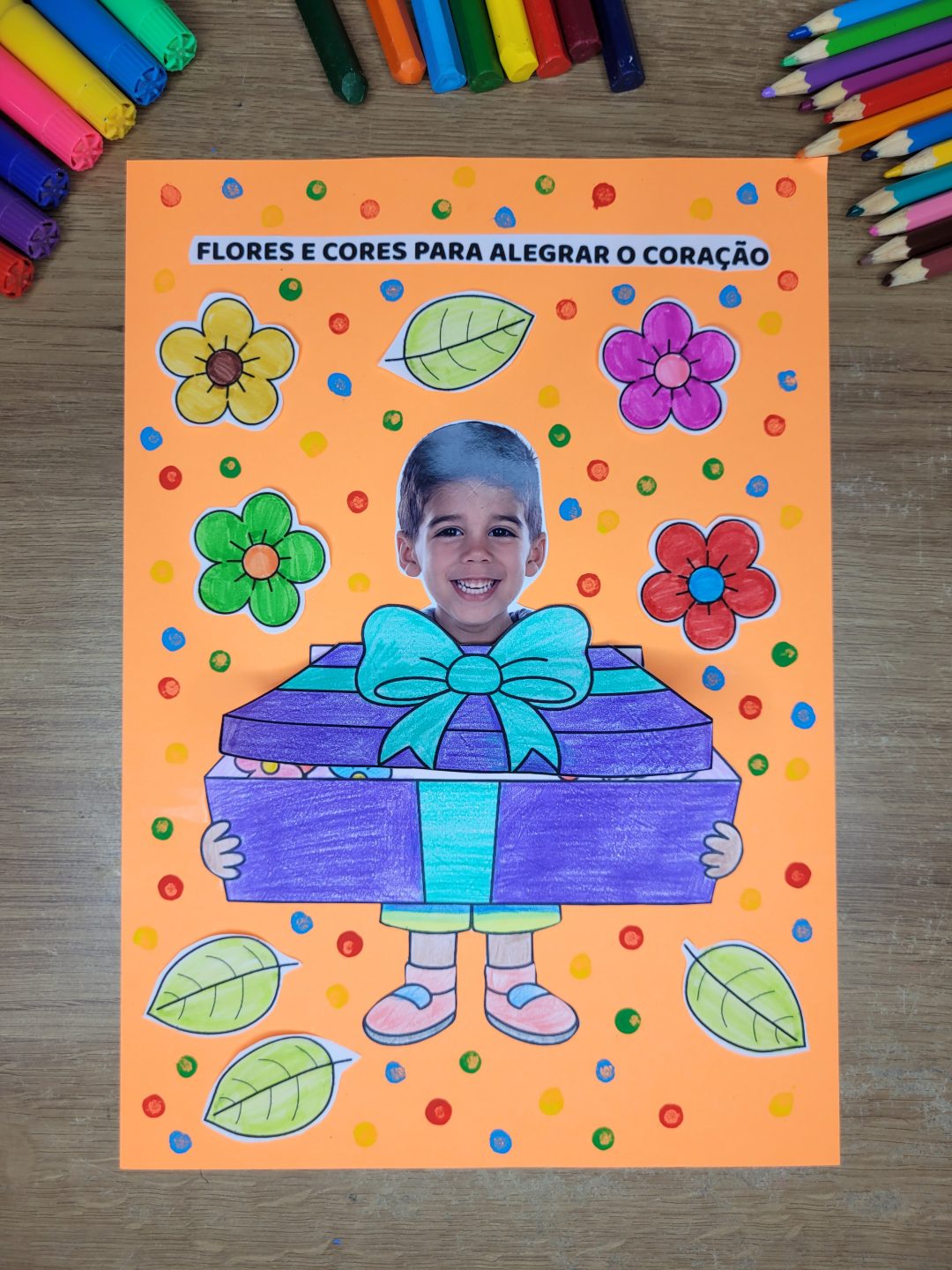 Atividade de primavera com foto para Educação Infantil - Cartões de primavera! - Imagem 10