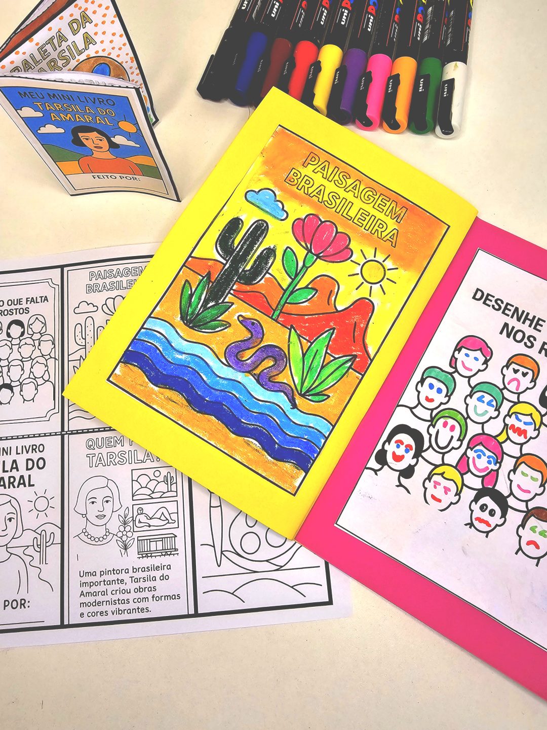 Atividades de Arte Tarsila Amaral - Mini Livro da Tarsila do Amaral - Imagem 4