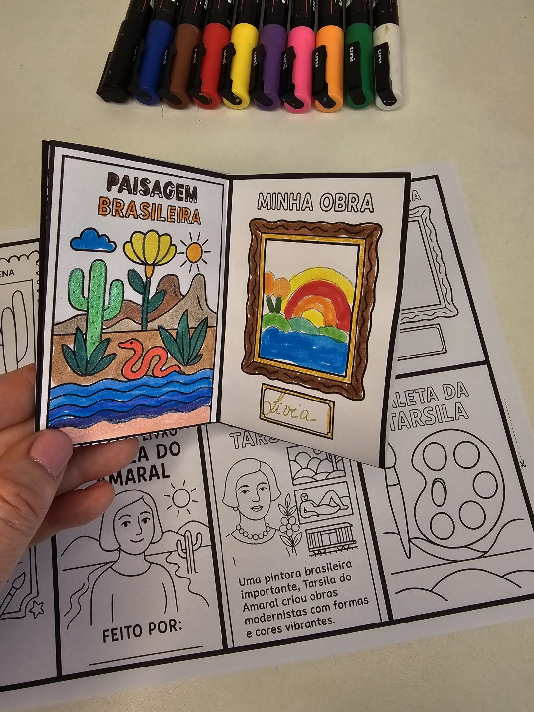 Atividades de Arte Tarsila Amaral - Mini Livro da Tarsila do Amaral - Imagem 6