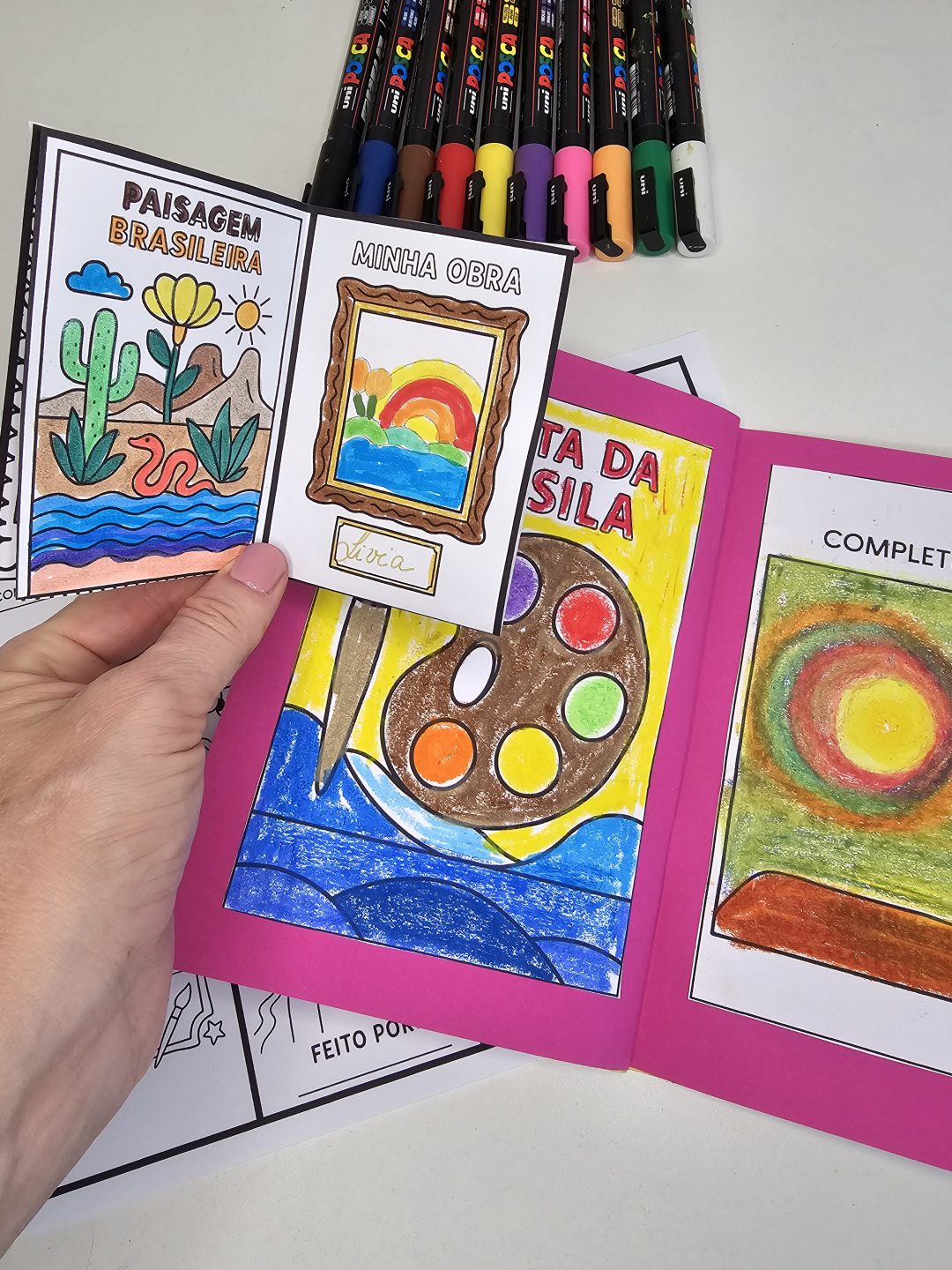 Atividades de Arte Tarsila Amaral - Mini Livro da Tarsila do Amaral - Imagem 7