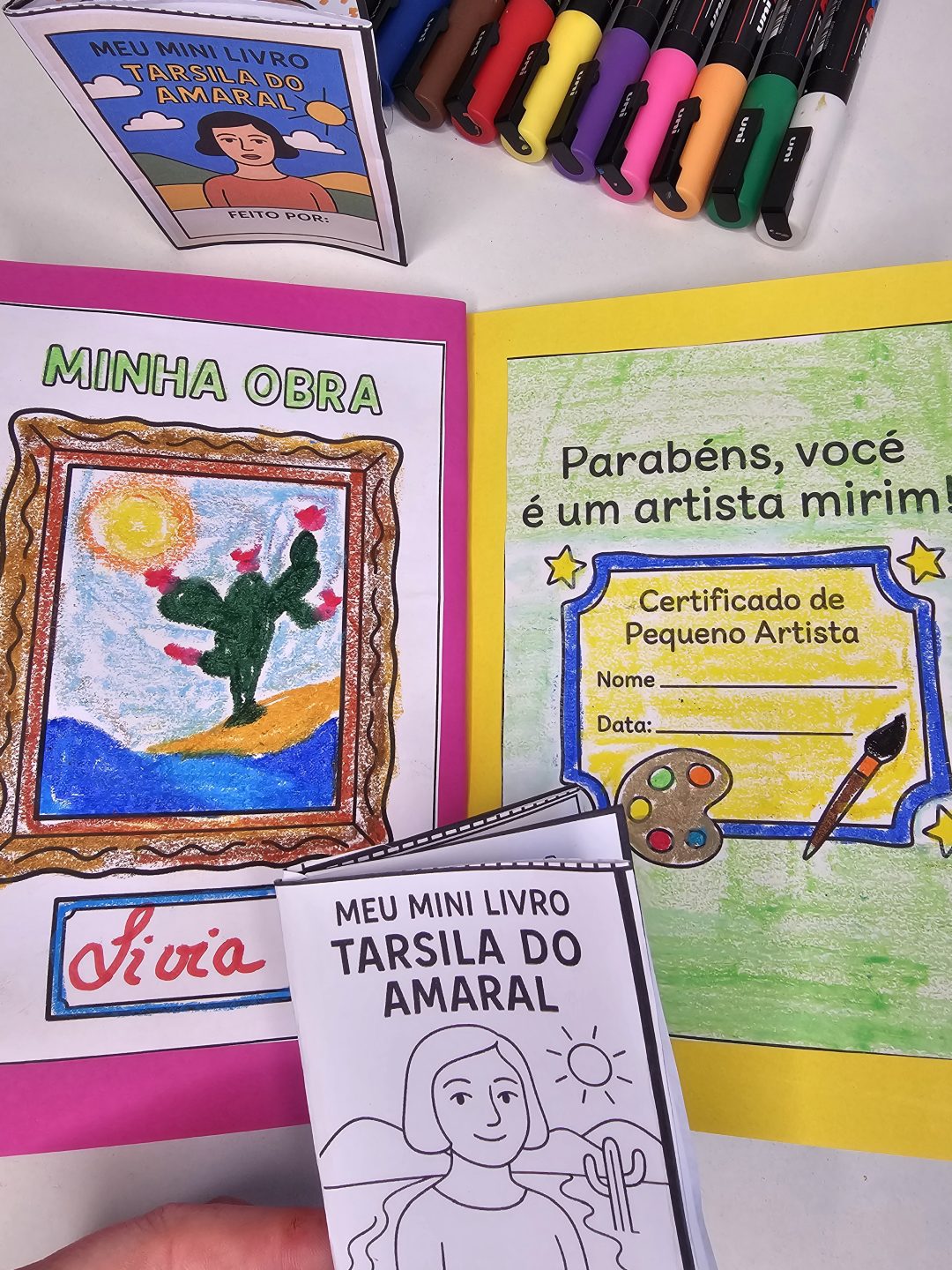 Atividades de Arte Tarsila Amaral - Mini Livro da Tarsila do Amaral - Imagem 9