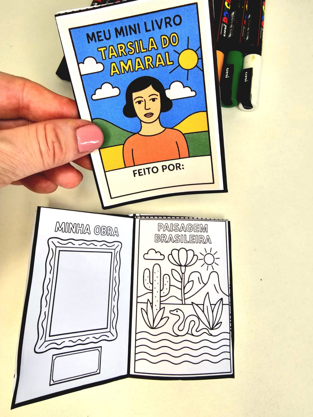 Atividades de Arte Tarsila Amaral - Mini Livro da Tarsila do Amaral - Imagem 10