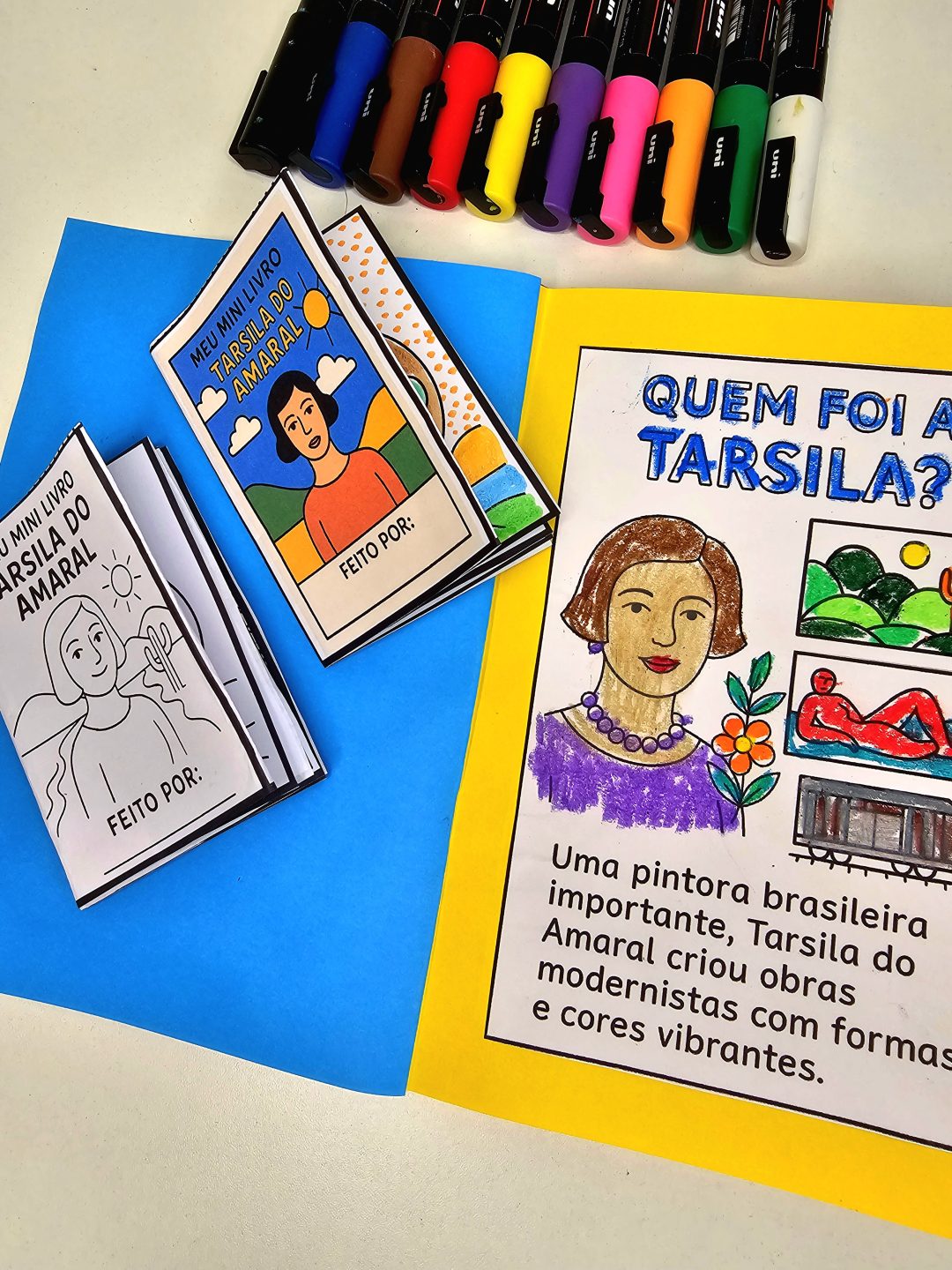 Atividades de Arte Tarsila Amaral - Mini Livro da Tarsila do Amaral - Imagem 11
