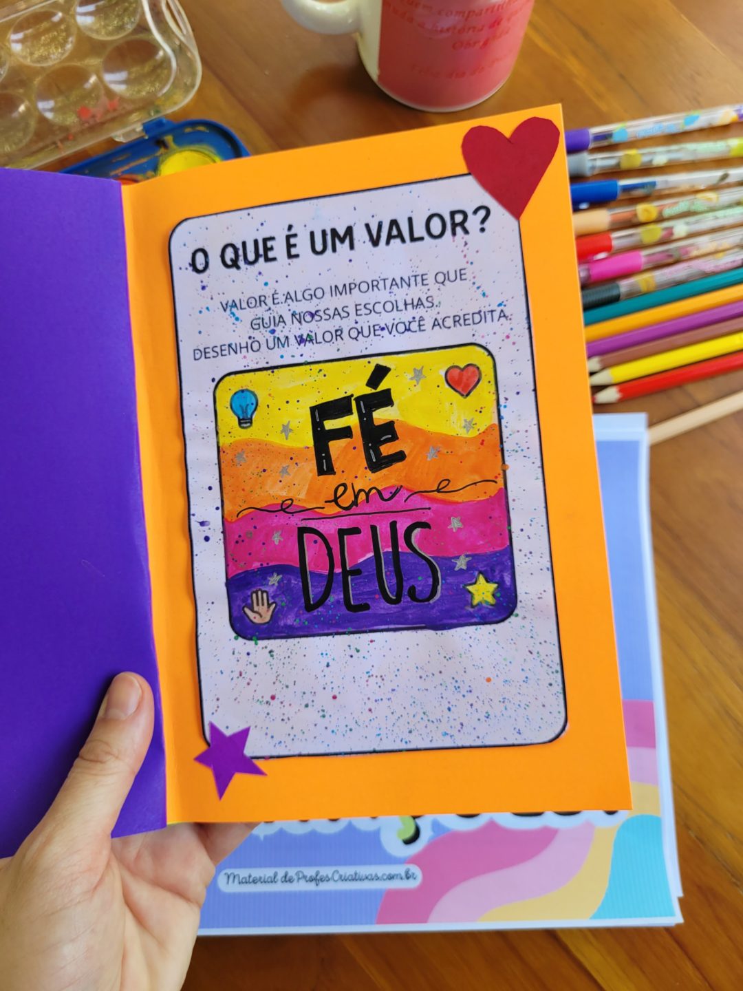 Atividade para trabalhar VALORES com Ensino Fundamental - Mini livro dos VALORES - Imagem 5