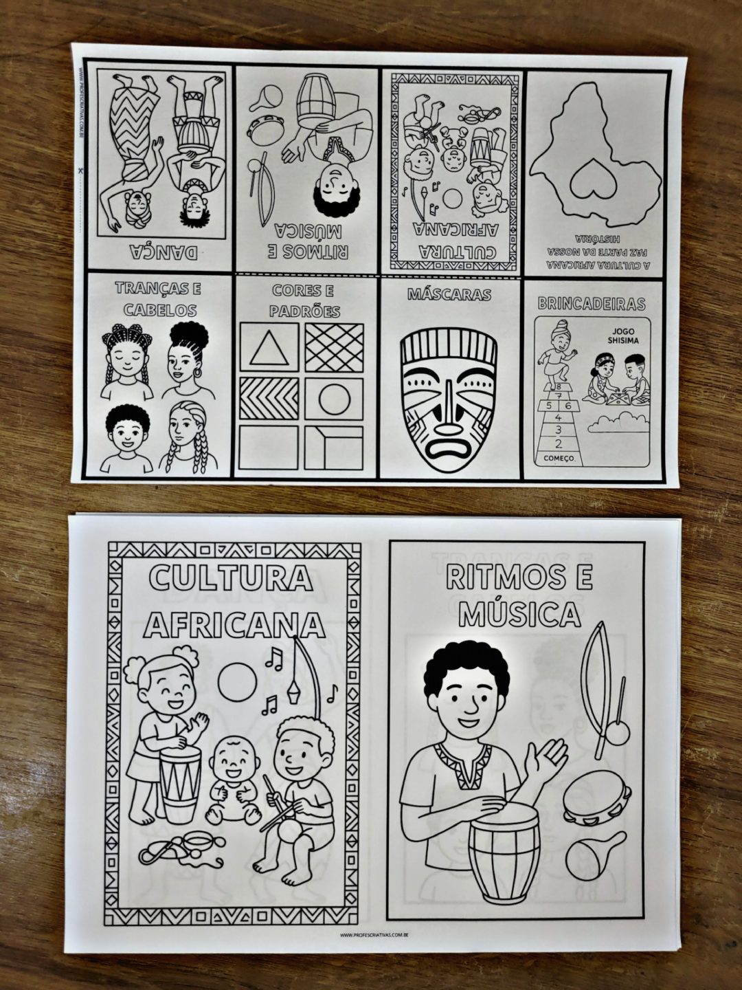 Atividades sobre a Cultura Africana - Mini Livro da Cultura Africana - Imagem 2