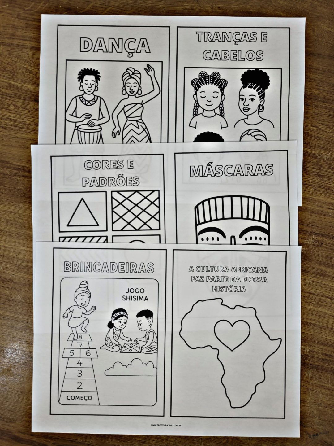 Atividades sobre a Cultura Africana - Mini Livro da Cultura Africana - Imagem 3