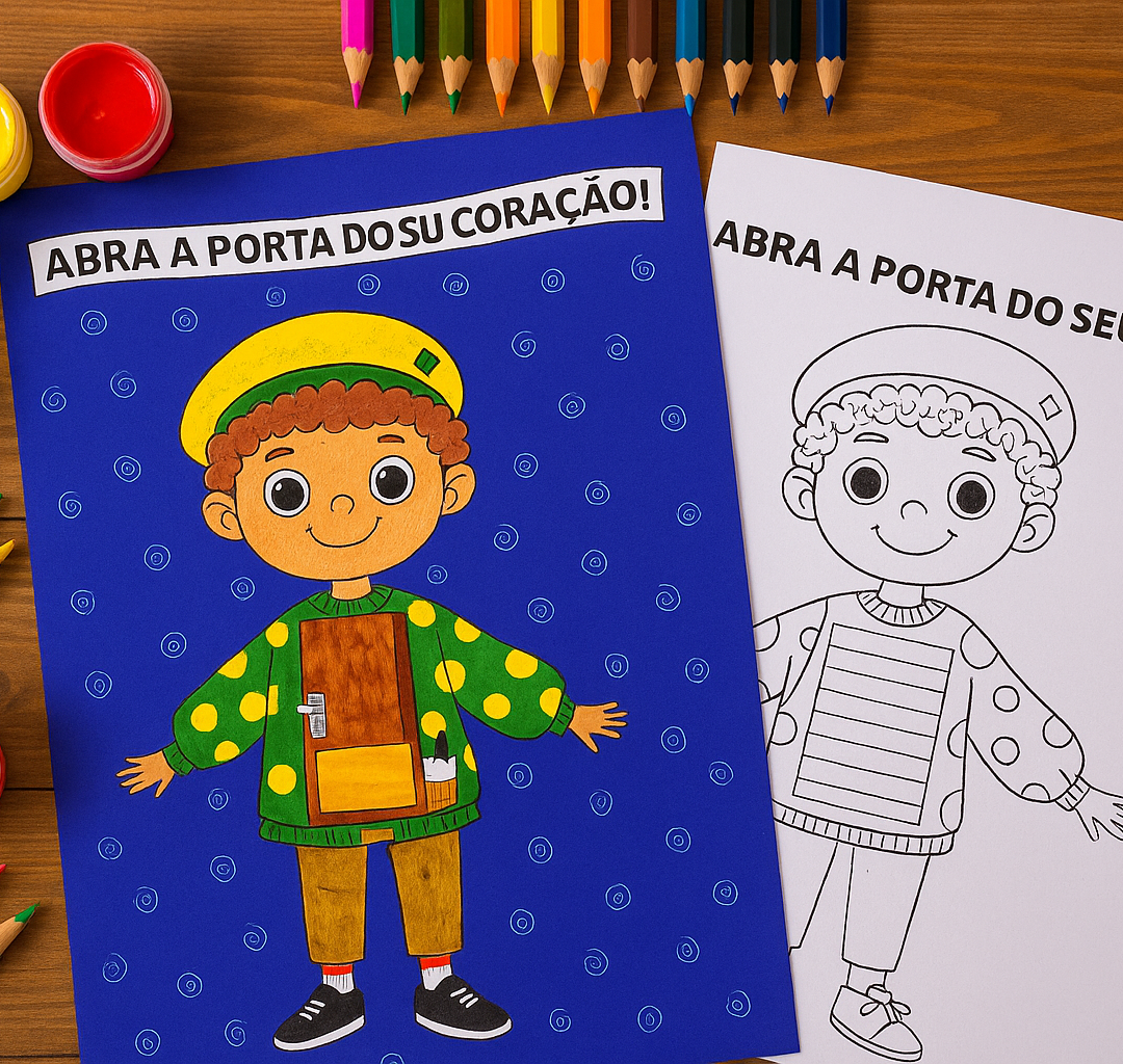 Atividade para Setembro Amarelo com crianças da Educação Infantil e Anos Iniciais