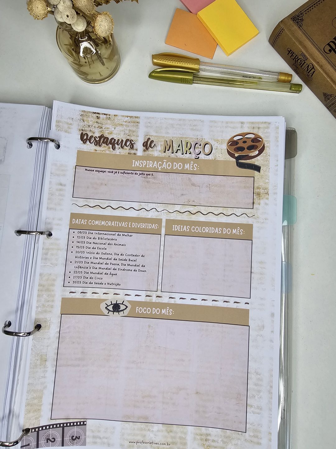 Planner para professores do Fundamental 2026- Organização e Praticidade! - Imagem 3