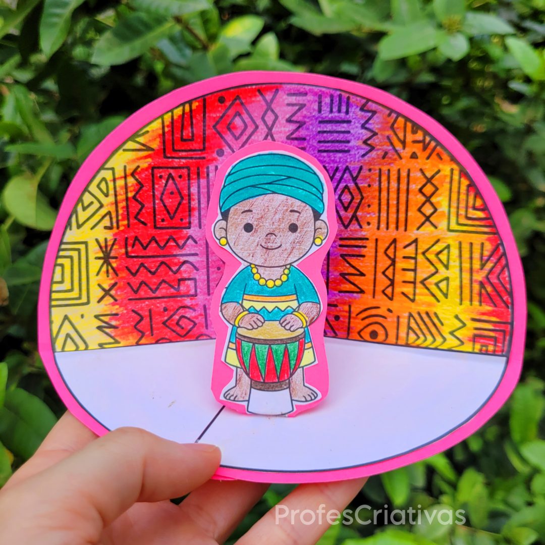 Atividades sobre a Cultura Africana - Mini Cenários Culturas Africanas