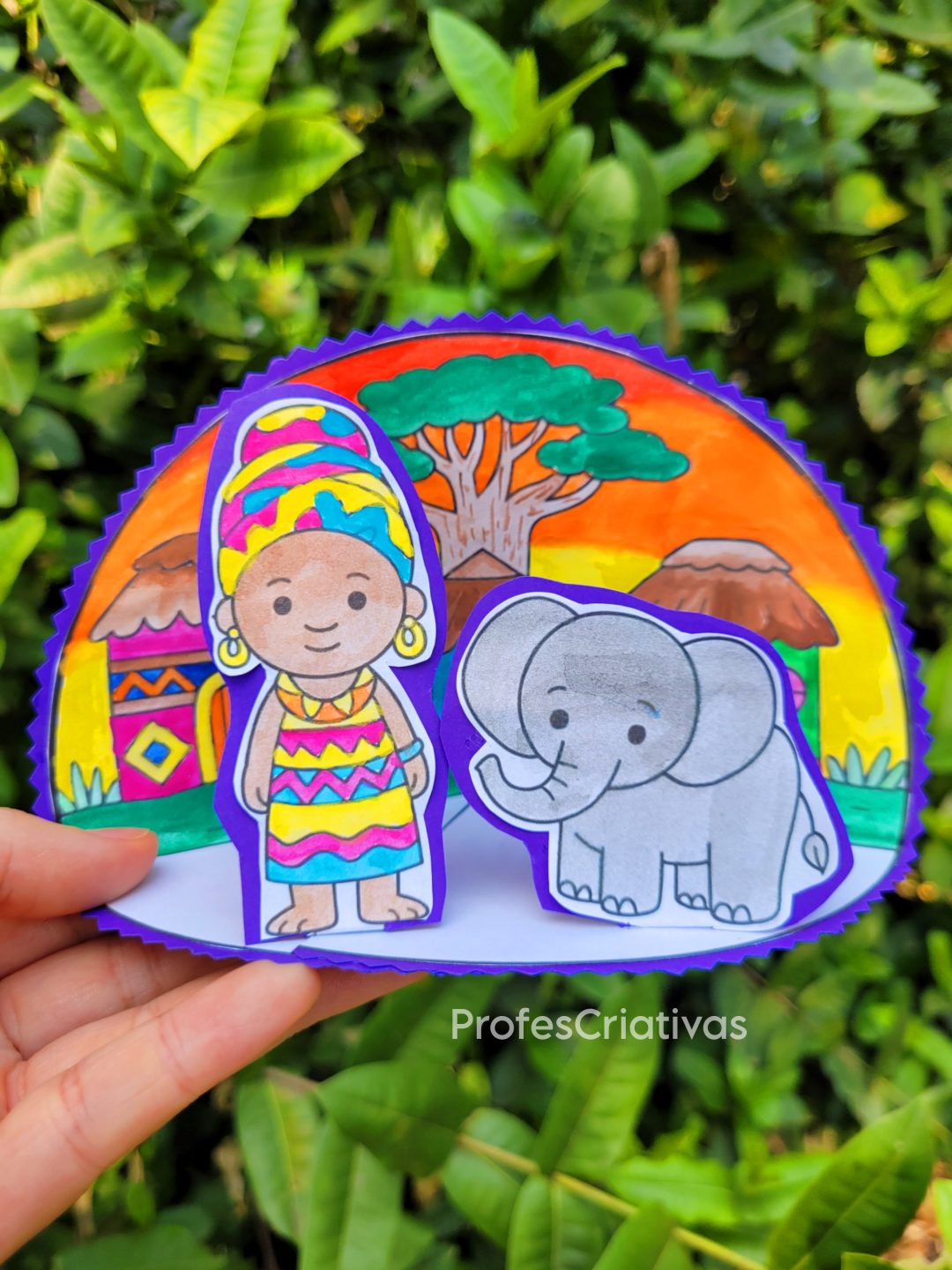 Atividades sobre a Cultura Africana - Mini Cenários Culturas Africanas - Imagem 3