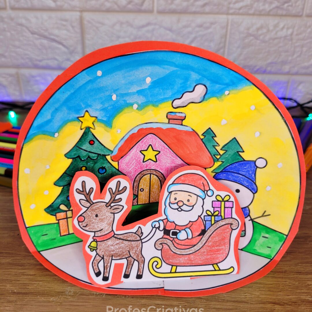 Mini cenários de Natal - Atividades de Natal