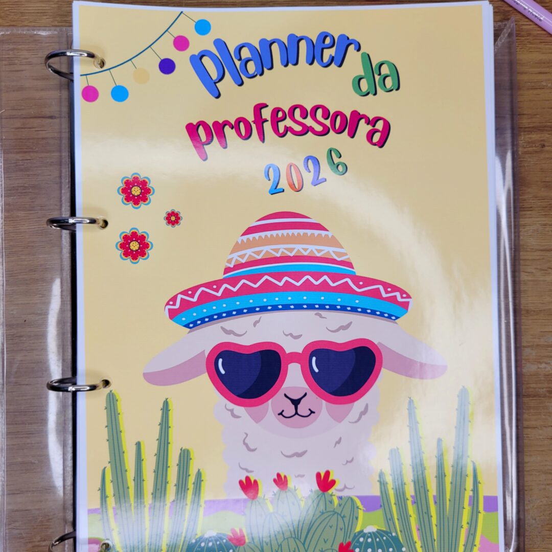 Planner da Professora com BNCC para Educação Infantil 2026 Lhama (Arquivo Digital para Impressão)