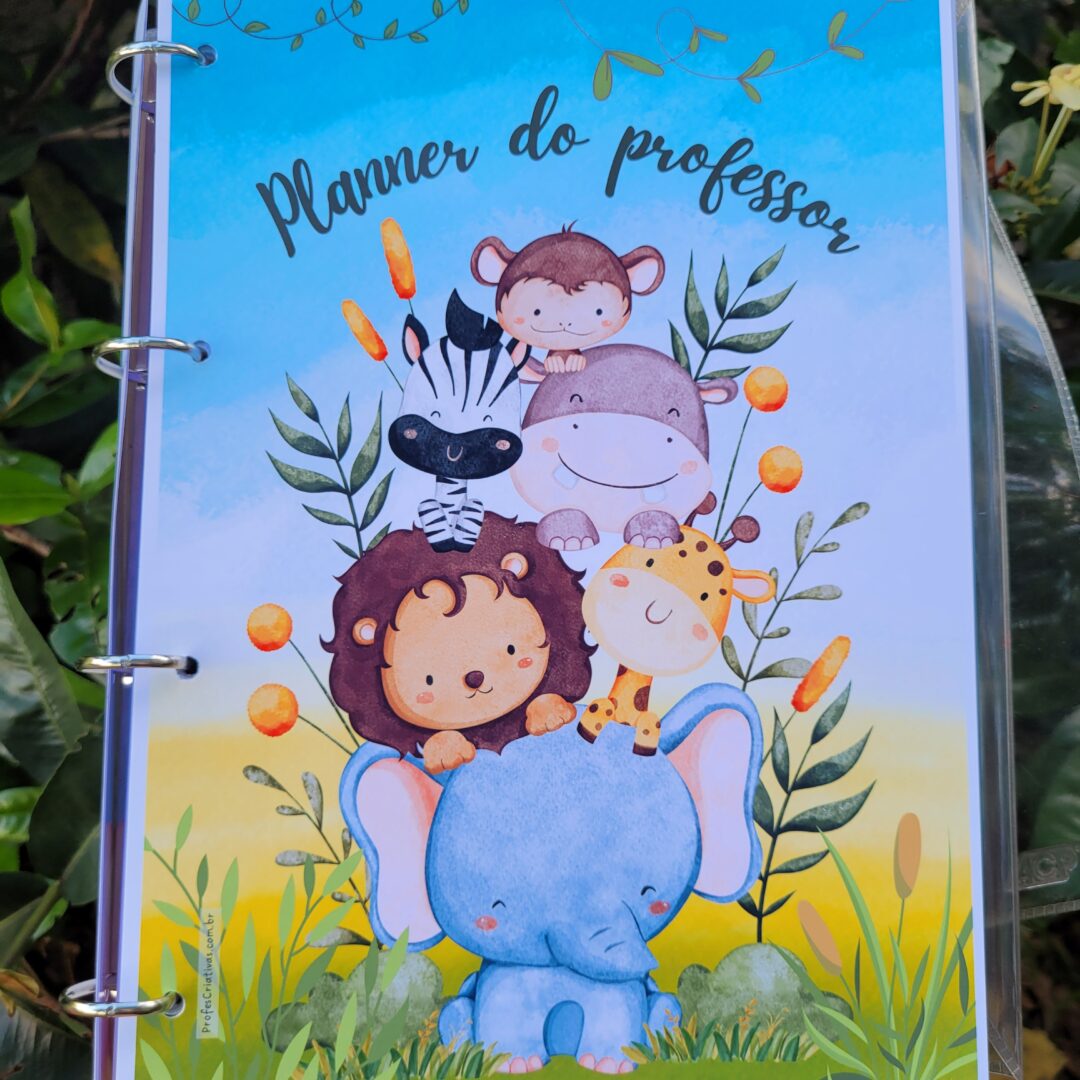 Planner com BNCC Educação Infantil Bichinhos Fofos 2026 (Arquivo digital em PDF)