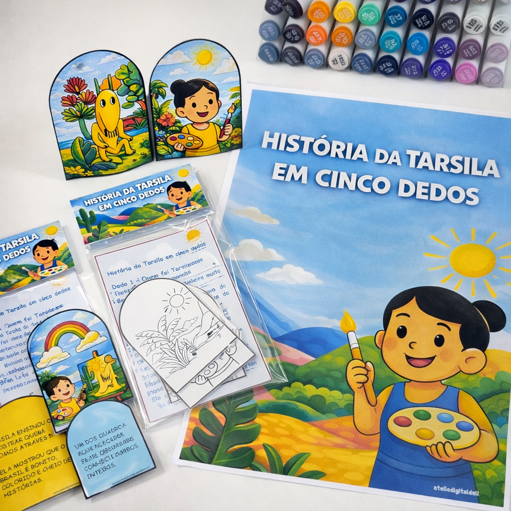 História da Tarsila em cinco dedos!