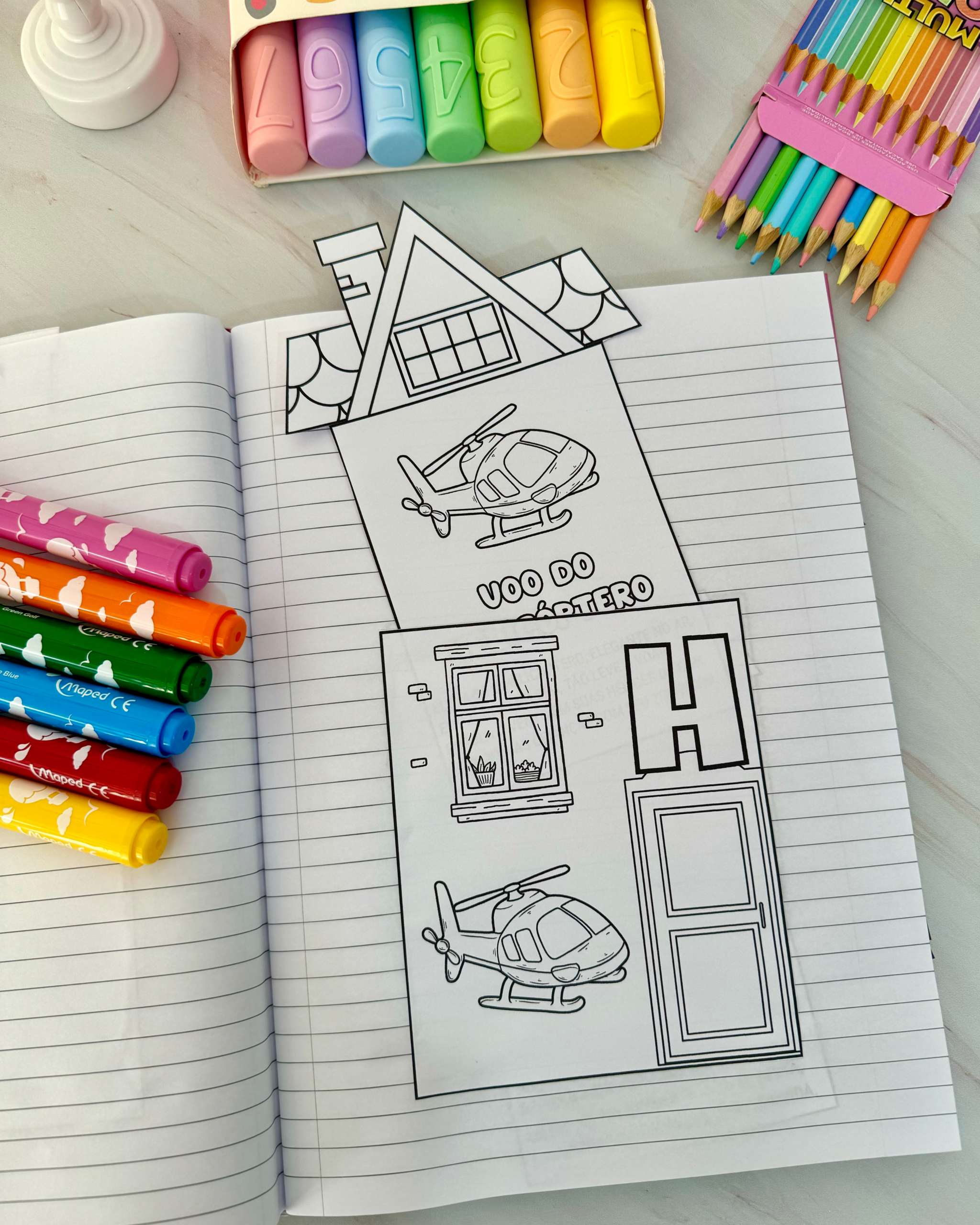 Atividade para alfabetização Casinha das Letras - Imagem 6