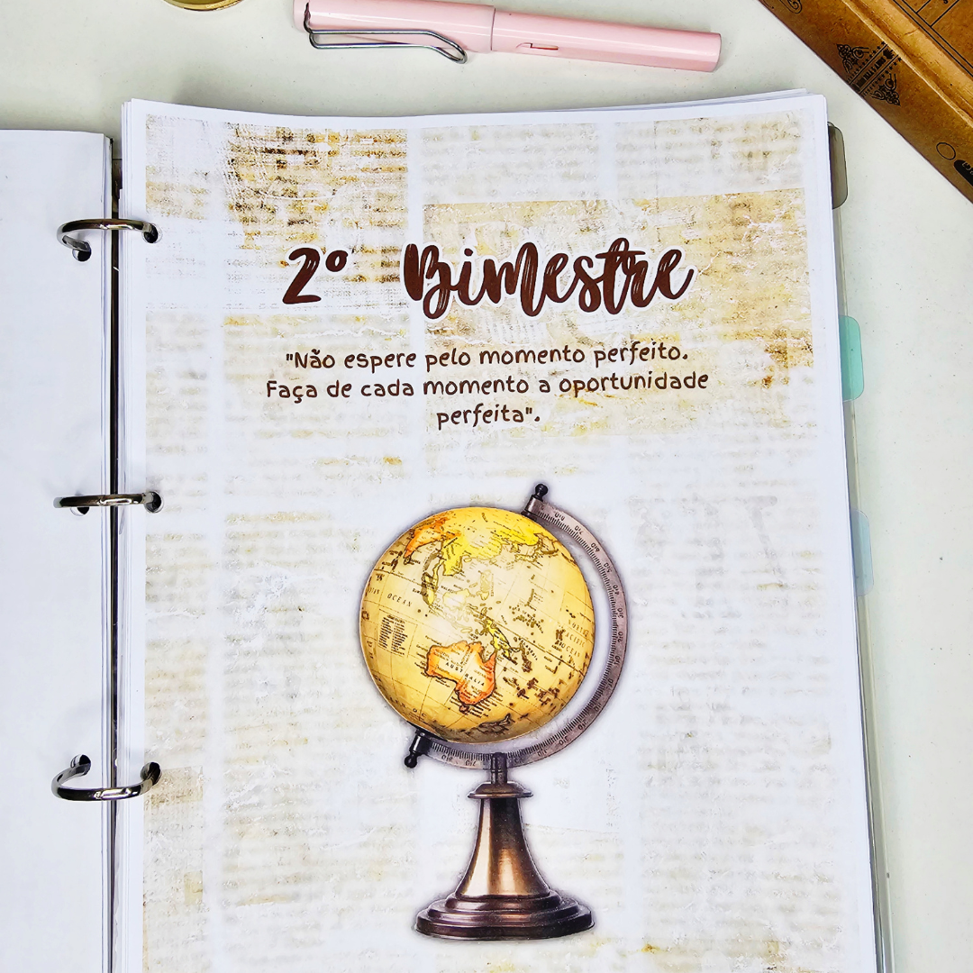 Planner da Professora Ensino Fundamental 2026 - Tons Neutros - Imagem 20