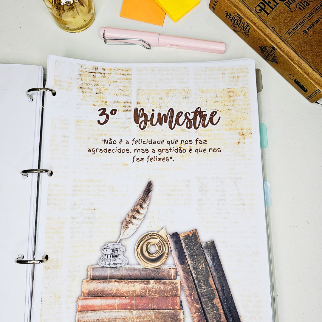 Planner da Professora Ensino Fundamental 2026 - Tons Neutros - Imagem 2