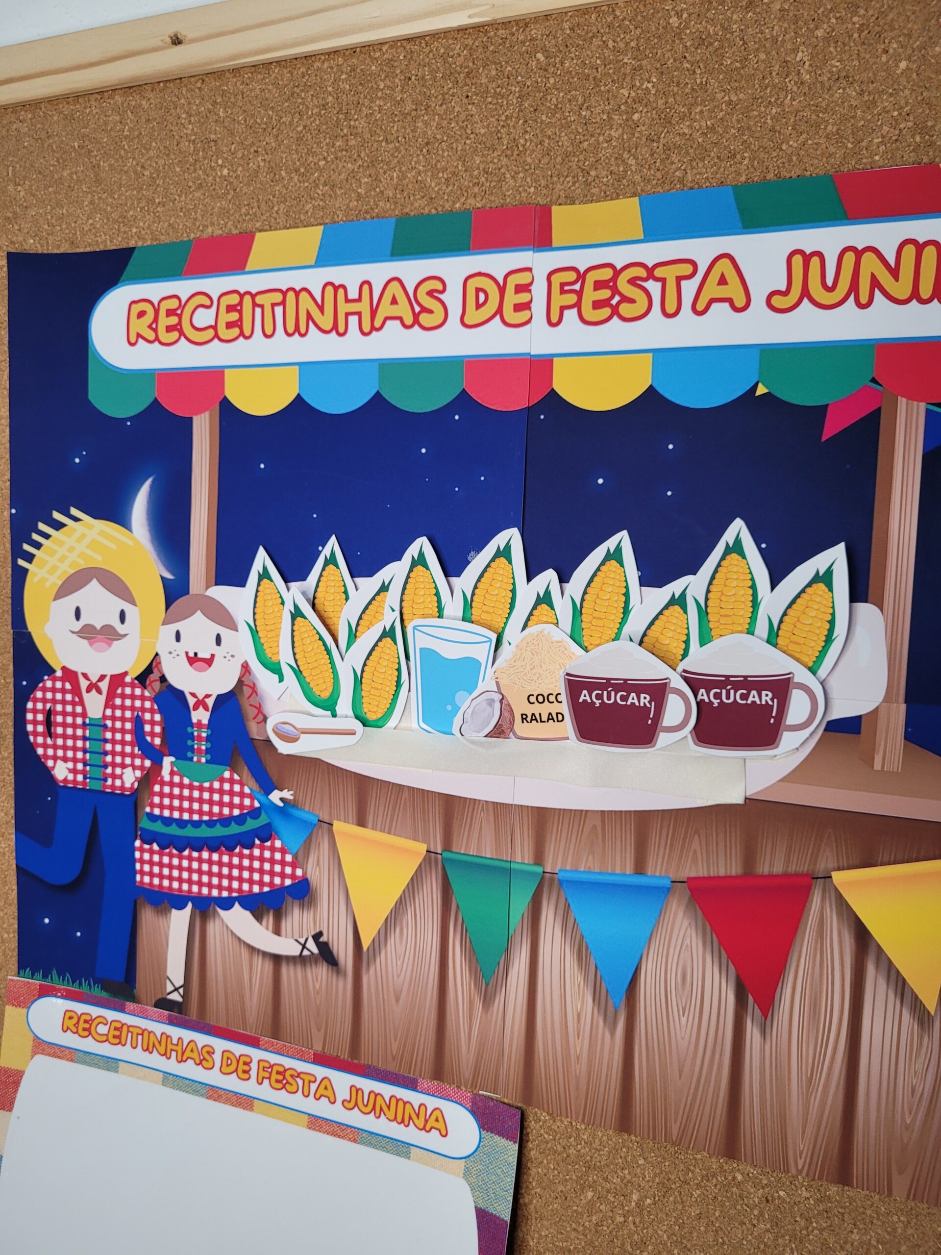 Atividade receitas típicas de Festa Junina para Educação Infantil