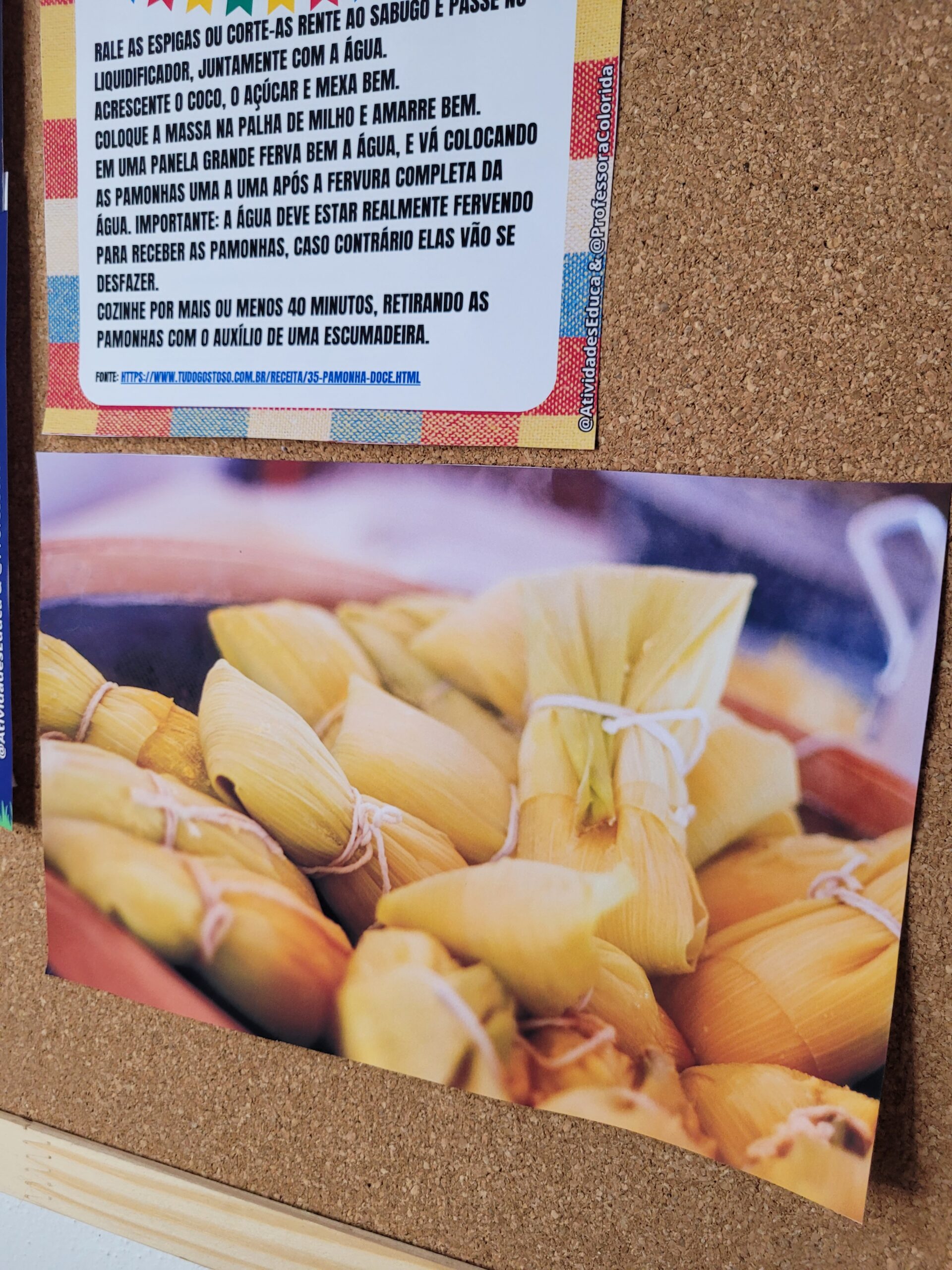 Atividade receitas típicas de Festa Junina para Educação Infantil - Imagem 3