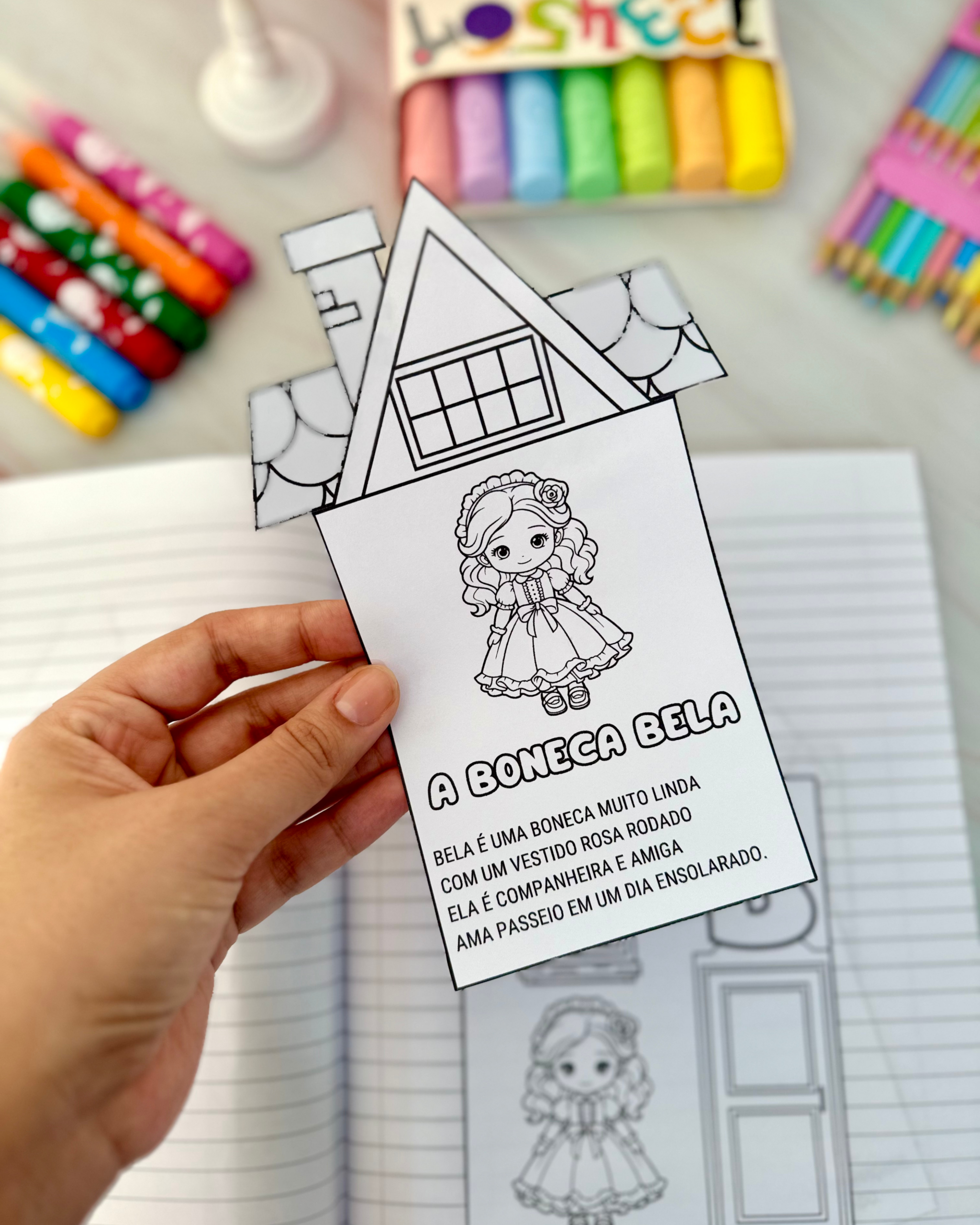 Atividade para alfabetização Casinha das Letras - Imagem 5