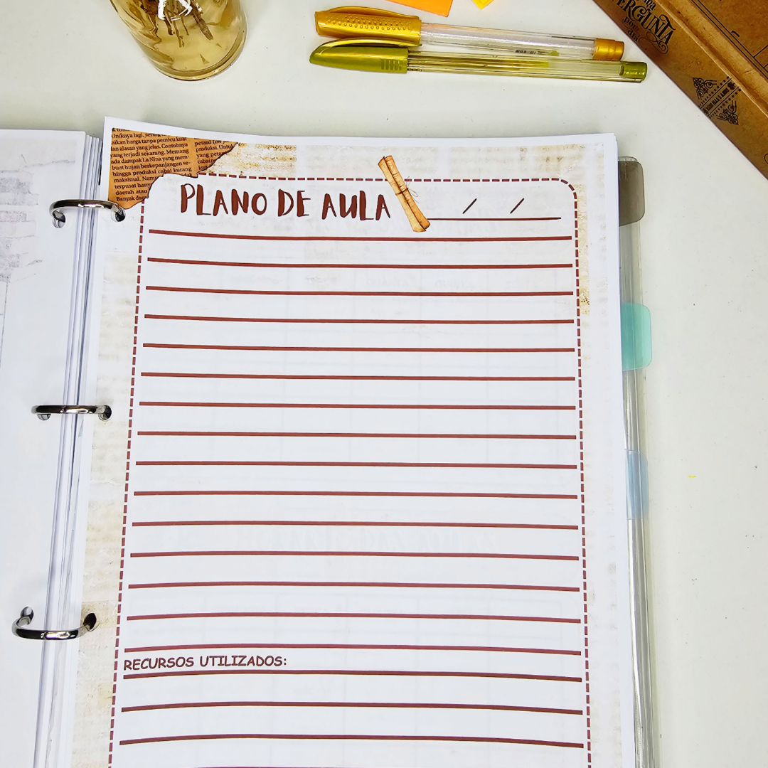 Planner da Professora Ensino Fundamental 2026 - Tons Neutros - Imagem 9