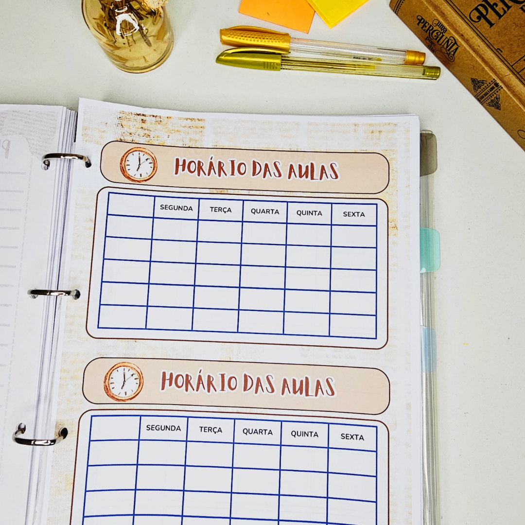 Planner da Professora Ensino Fundamental 2026 - Tons Neutros - Imagem 11