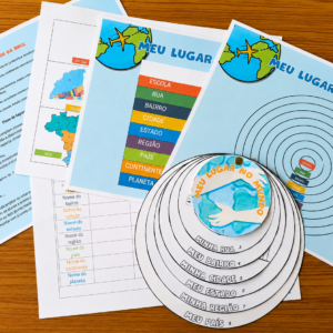 Atividade de Geografia interativa para Ensino Fundamental - Meu Lugar no Mundo (Editável no CANVA)