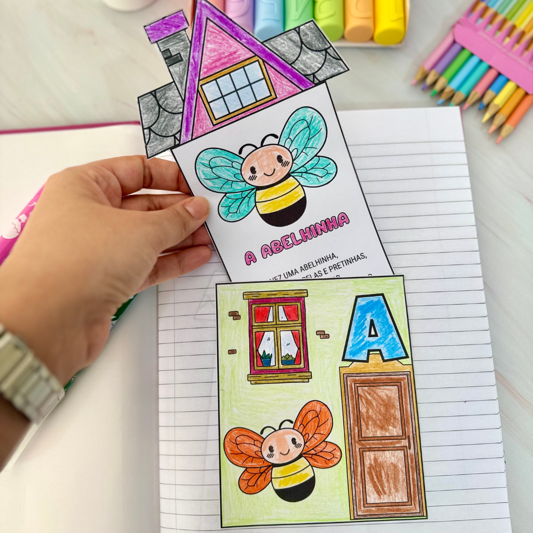 Atividade para alfabetização Casinha das Letras - Imagem 2