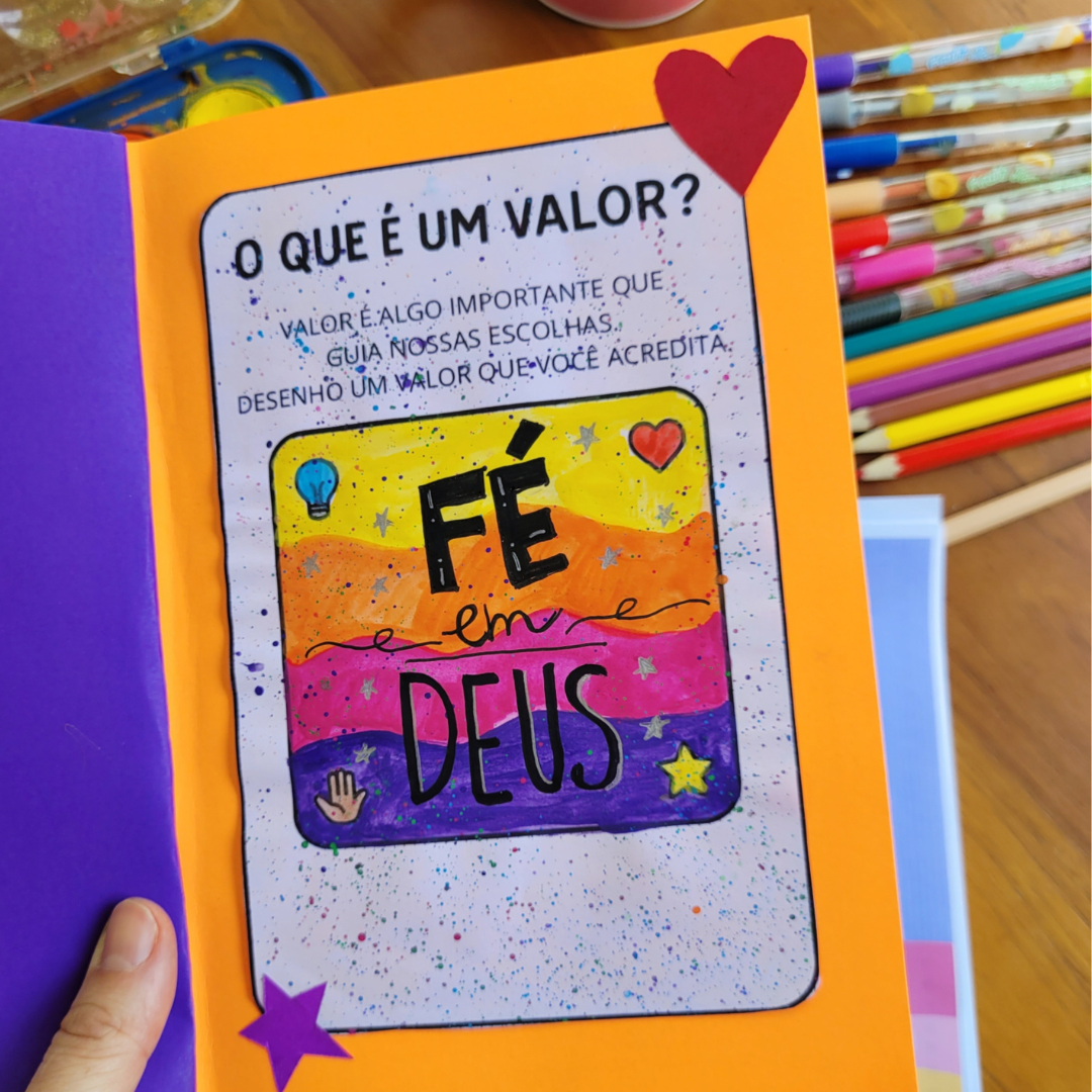 Atividade sobre valores para anos iniciais - Mini Livro Valores - Imagem 4