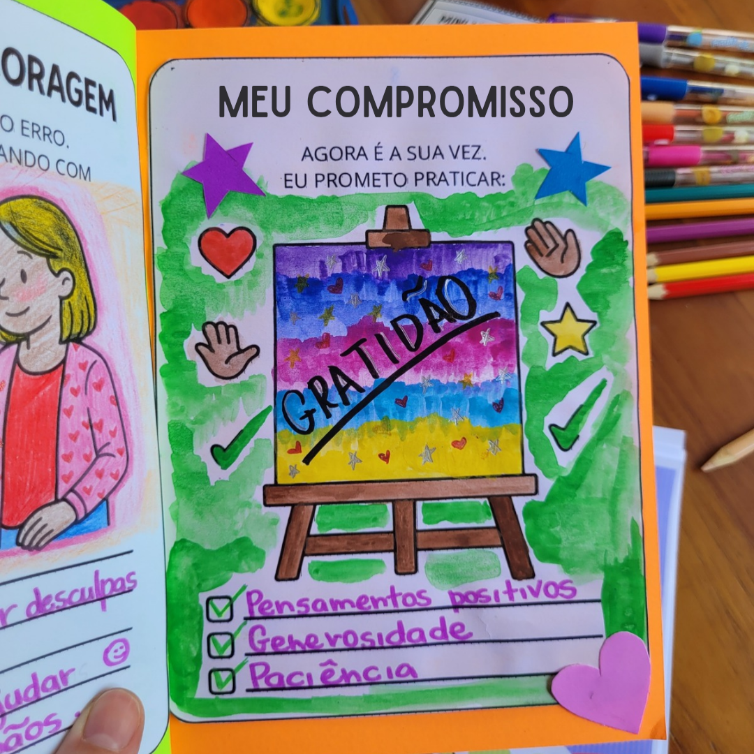 Atividade sobre valores para anos iniciais - Mini Livro Valores - Imagem 6
