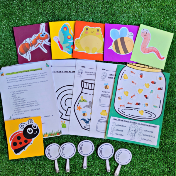 Atividade Bichinhos de Jardim para Educação Infantil – Profes Criativas