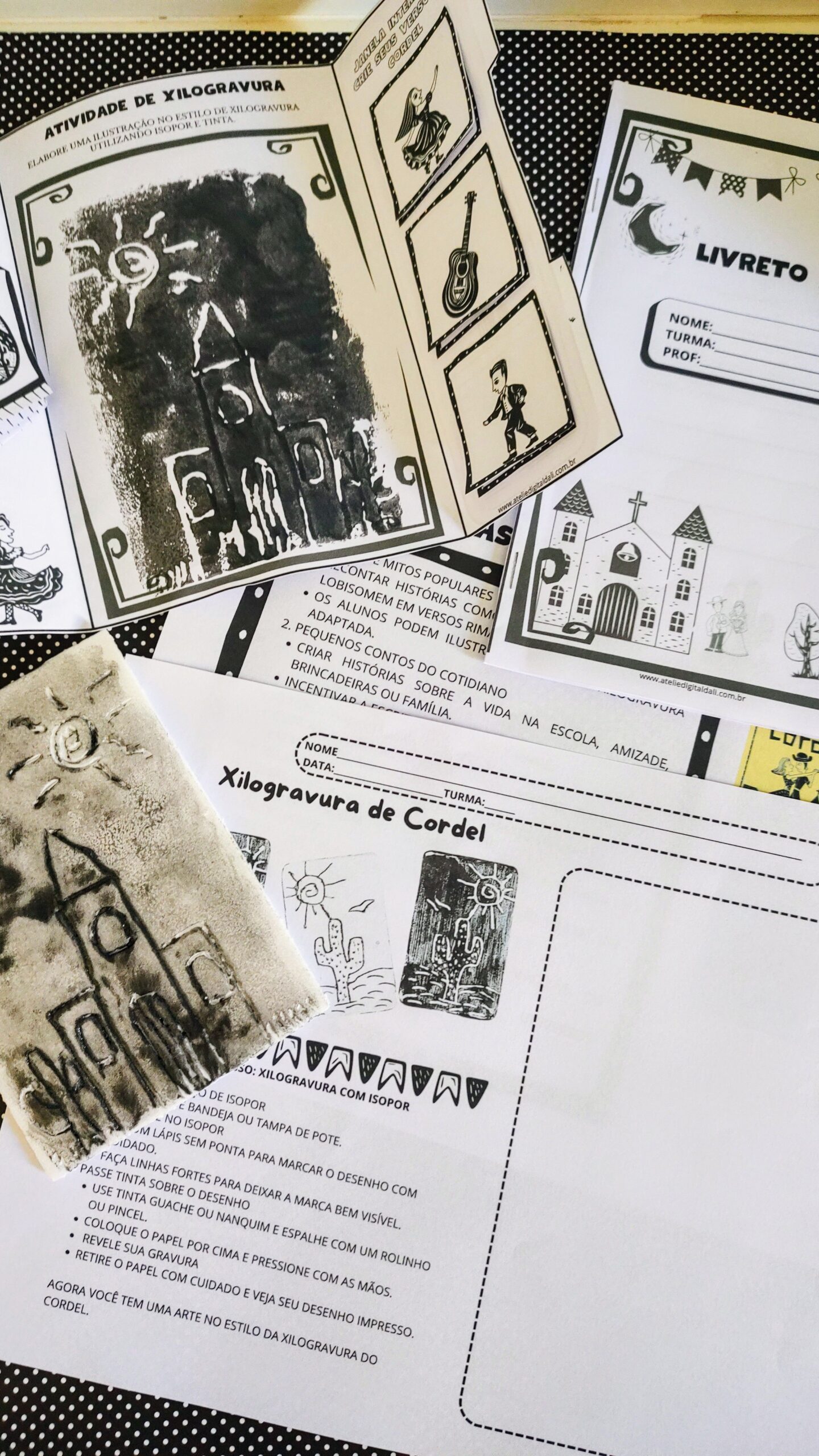 Atividade Literatura de Cordel - Lapbook e Cartaz Coletivo - Imagem 2