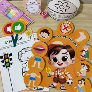 Atividade Maio Laranja para Educação Infantil com Luva Musical