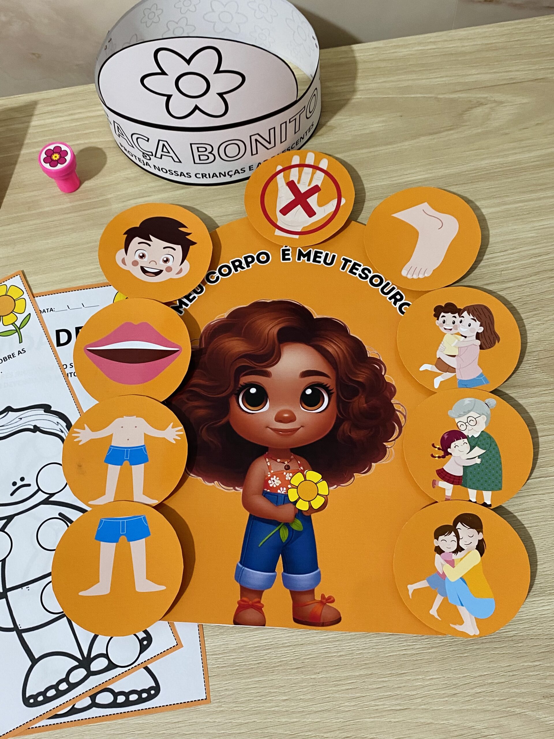 Atividade Maio Laranja para Educação Infantil com Luva Musical - Imagem 5