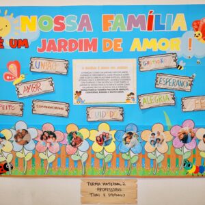 Mural para o Dia da Família para Educação Infantil com FOTO!