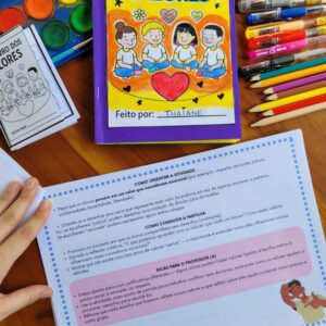 Atividade sobre valores para anos iniciais - Mini Livro Valores