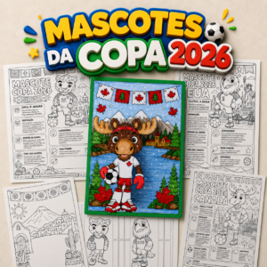 Mascotes da Copa 2026 - Arte em 3D
