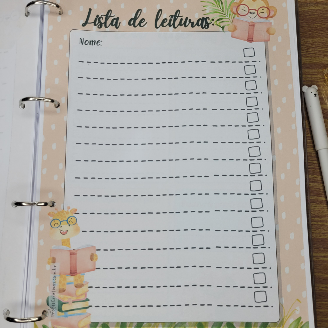 Planner Educação Infantil da Professora Bichinhos Fofos - Imagem 6